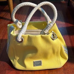 Michael Kors Yellow Marina Canvas Bag